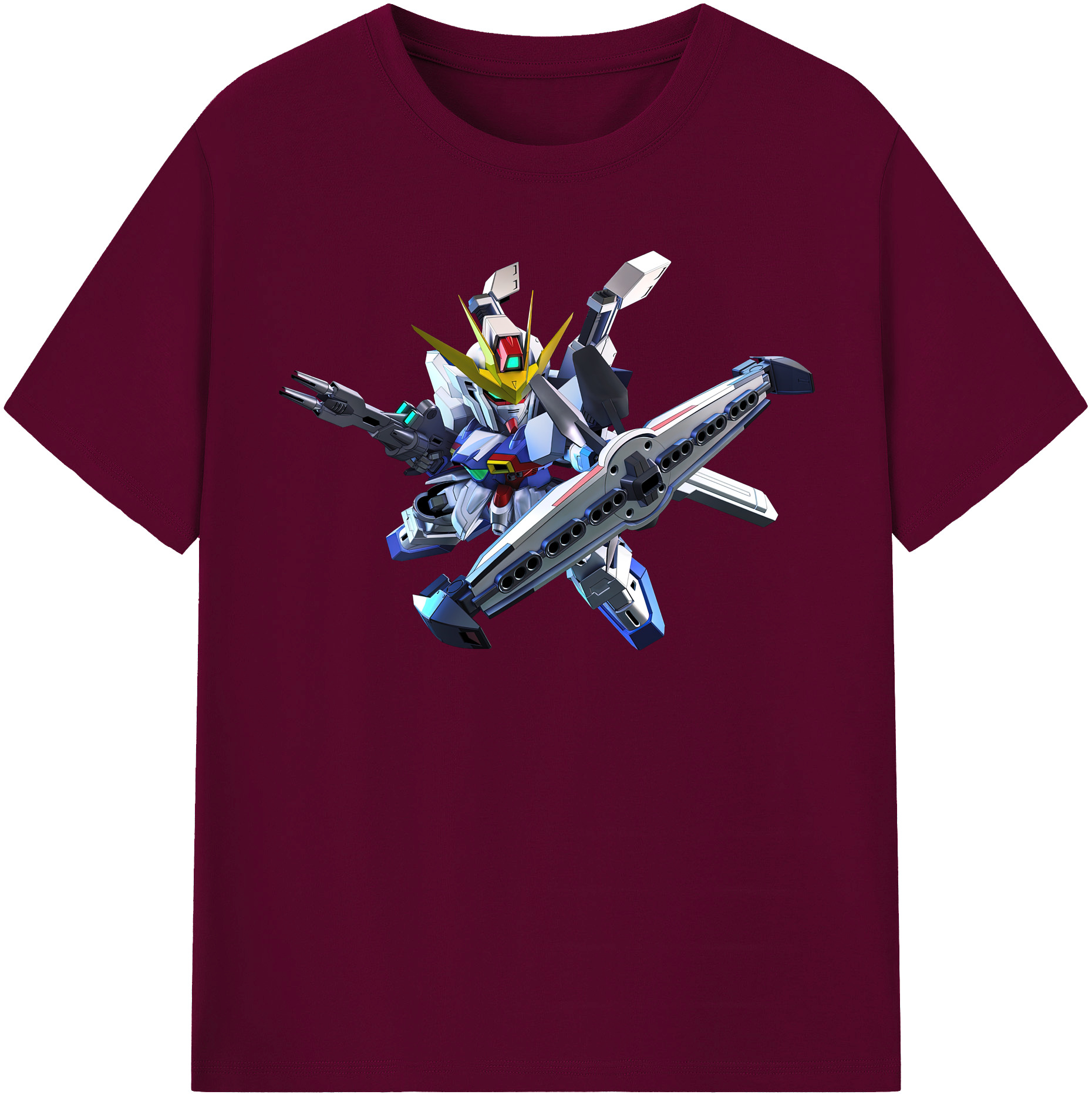 （画像用） 機動戦士ガンダム Mobile Suit Gundam レディースカジュアルプリントTシャツ（綿100％）